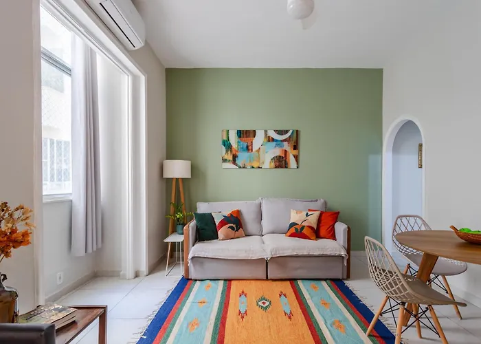 Charmoso Apartamento Na Quadra Da Praia Rio de Janeiro